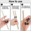 Reusable Chopstick Helper, Mabor 5 Pieces Training Chopsticks Hinges Connector
