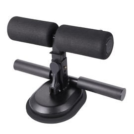 Generic 1PC Suction Cup Sit Up Assist Device for Home Fitness Training Durable Abdominal Trainer for Men and Women Leg Muscle and Core Strengthening Equipment Black