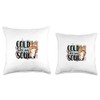 Cold Like My Soul Iced Coffee Lover Throw Pillow