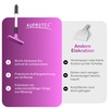 AUPROTEC Ice Scraper, Telescopic, Ultra-Light, with Brass Blade, Pink Blue,