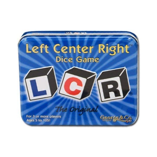 Original LCR Left Center Right Dice Game