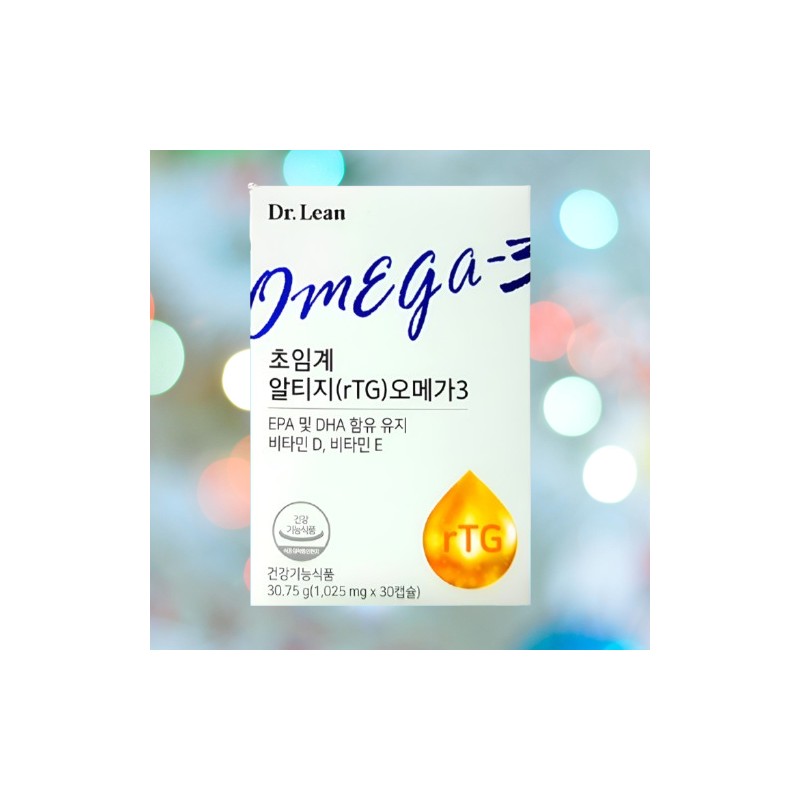 Dr.Lin Supercritical RTG (rTG) Omega 3 30 capsules x 3