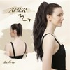 FESHFEN Ponytail Extensions, Long Claw Clip in Ponytail Hairpiece Synthetic