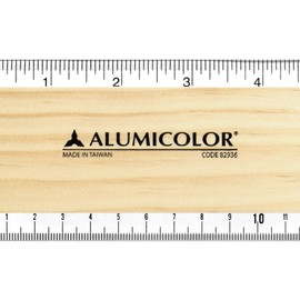 Alumicolor Wood/Acrylic Calibrated T-Square for Art, Framing & Drafting, Natural Wood Color, Pack of 2-24IN