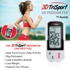 Realalt 3DTriSport 3D Pedometer, Accurate Step Counter with Clip and
