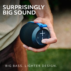 Ultimate Ears Ultimate Ears WONDERBOOM Play Portable Waterproof Bluetooth Speaker, Dustproof Floating Speaker with 131ft (40m) Range, Black