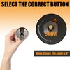 Tyrzol 4 Pcs Gas Stove Knobs 6MM Universal Cooker Replacement