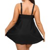 Daci Plus Size Two Piece Swimsuits for Women Flowy Tankini