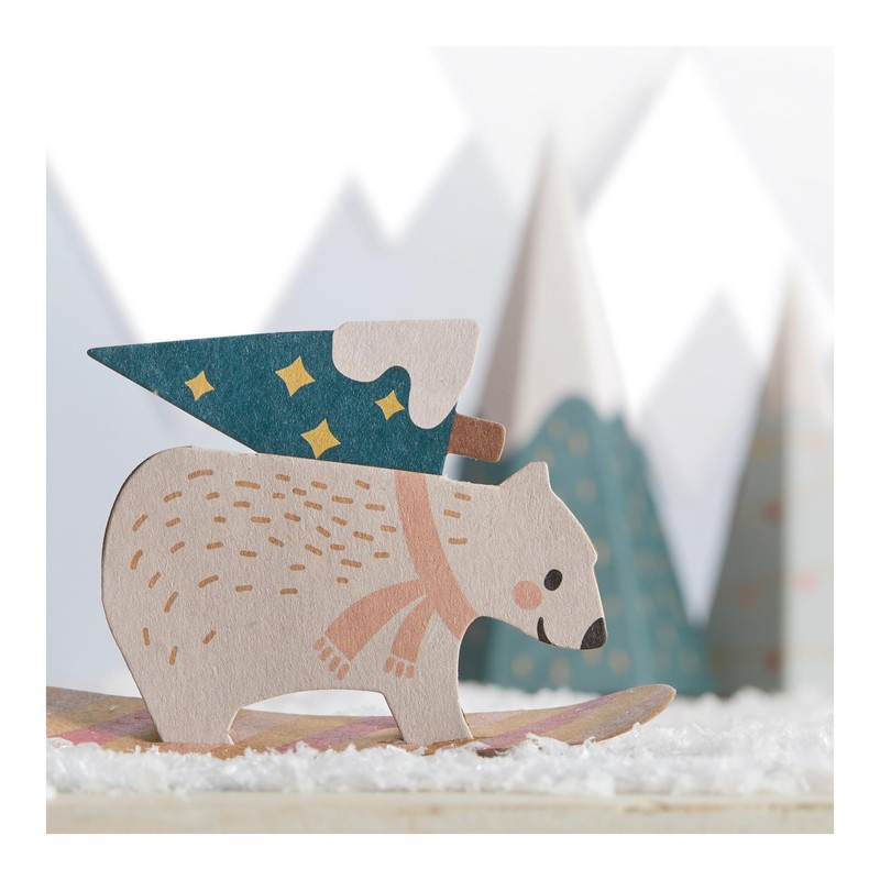 folia 9388 Advent Calendar Craft Set "Village in the Snow",