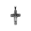 Dije de Plata Cruz del Buen Pastor con cadena