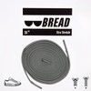 BreadLace Bread Elastic Laces: Vulture Gray - Size: 45"