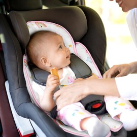 Summer Infant Car Seat Insert, 2 in 1 Baby Car Seat Head Body Support for Newborn Upgrade Mesh Baby Car Seat Insert Stroller Cushion for Boys Girls, Extra Soft and Breathable, Unicorn