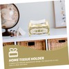 LABRIMP Elegant European Style Tissue Holder Trimmed Fashion Tissue Box