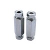 Brake Pipe Connector 3/8" UNF 2 Way 2 x Inline