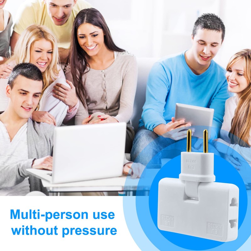 2er-Pack Flachsteckdose.