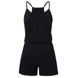 Tuonroad Women's Jumpsuit Vintage Print Playsuit Sleeveless Elegant Short Boho Romper Summer Casual Party Wedding S-XL - Black, size: l