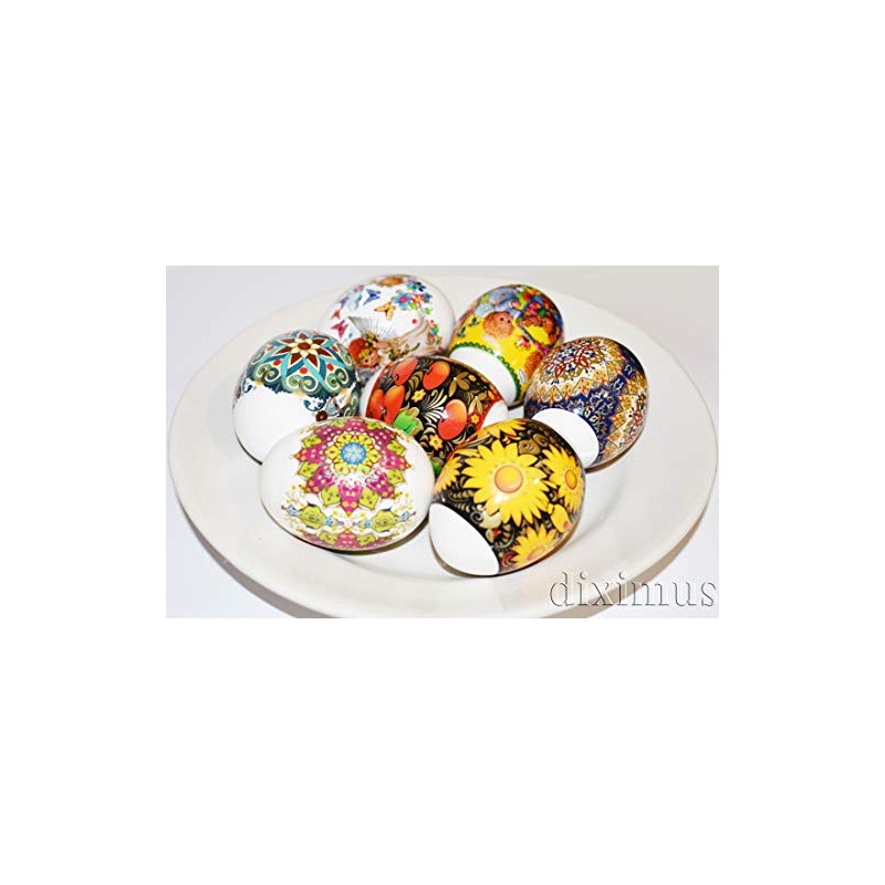 Diximus - Funda termoencogible para decoración de huevos de Pascua,