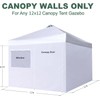 SCOCANOPY Sidewalls 12x12ft Complete Closure Sunwalls for Most 12x12 Canopy