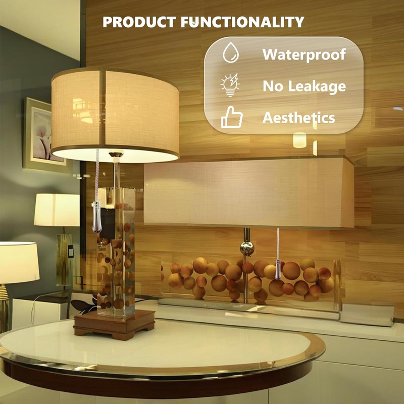 Makoto Nobu 1 Pcs Bathroom Light Pull Cord Handle Teardrop