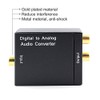 Optical Coaxial Toslink Digital to Analog Audio Converter Adapter L/R