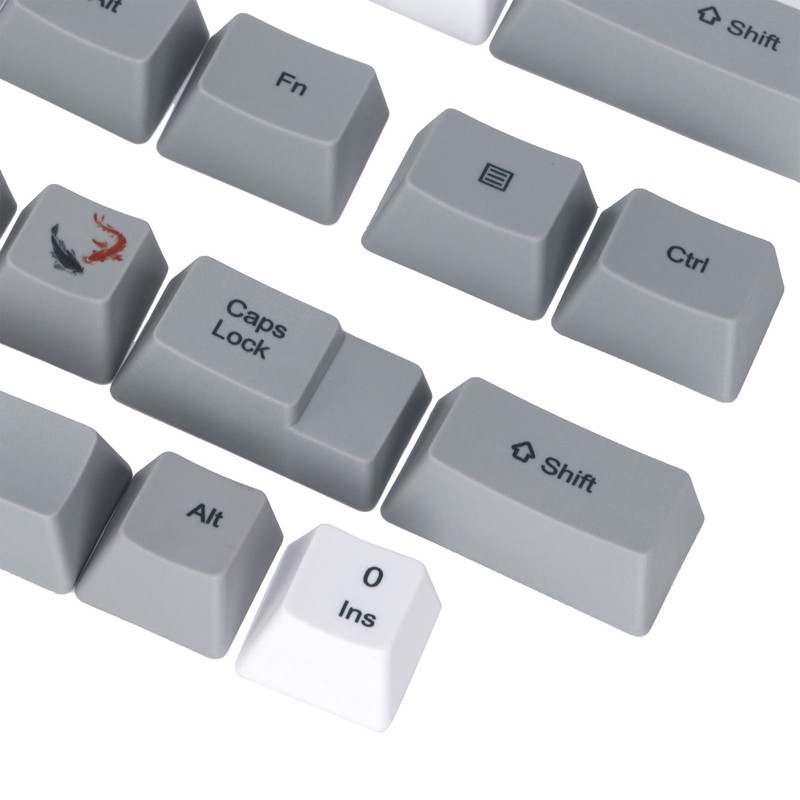 PBT Keycaps 118 Key English Style With Animal Pattern Elements