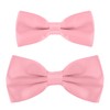 DonDon Father-son bow tie set in partner look, already tied