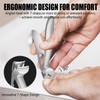 Nail Clippers for Seniors, DEJLIG Angled Head Toenail Clippers for