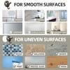 Suction Cup Hooks,5 Pack Reusable Suction Cup Hangers with Ultra-Thin