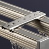 Dual Track Ceiling Mounting Brackets (4pcs), TOM TOOL Upgraded Aluminum