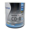 100 Pack Smartbuy Diamond CD-R 48X 700mb/80min White Inkjet Hub