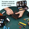 LUNARM Leather Sewing Kit, Upholstery Repair Sewing Kit 48 PCS
