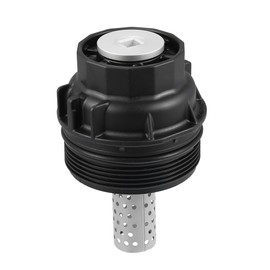 X AUTOHAUX Car Oil Filter Housing Cap Assembly Part Replace 15620-0S010 for Toyota Land Cruiser Sequoia Tundra 2007-2020