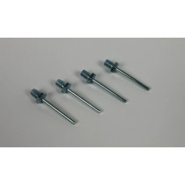 Unbranded Landing Gear Axle Shaft 1/8" Dia 1.3" long, 1/4x28 thread, 3/8" hex Price for 4