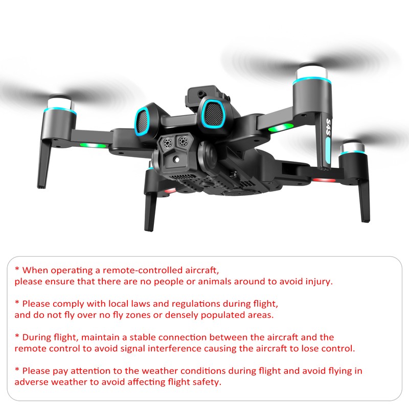 Remote Control Drone with Camera 4K Dual Camera Foldable Drone