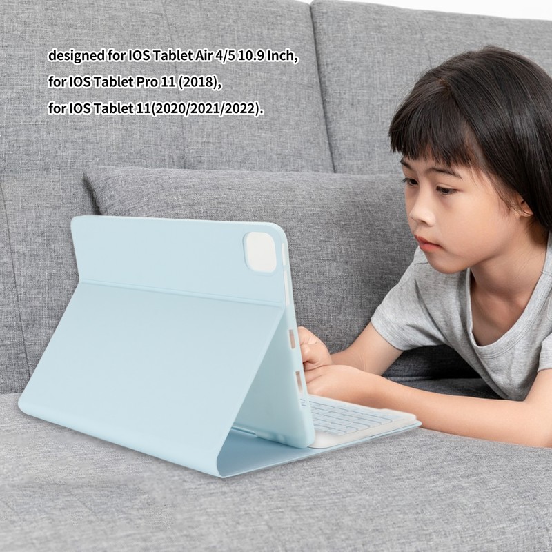 For IOS Tablet Pro Keyboard Magnetic Detachable Auto Sleep Pencil