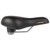 Velo Plush Gel Elasto Saddle - Black, L = 255