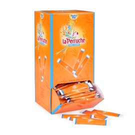 La Perruche White Sugar Packets for Coffee, Pure Cane Sugar in Individual Sticks, 300 x .14oz