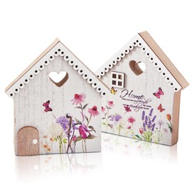 Pack of 2 Easter Decoration Wooden Home Decoration Table Easter Decoration Table Window Sill Easter Decoration Modern Decoration Spring Indoor Easter Decoration Easter Table Decoration Easter