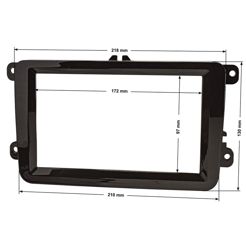 Double DIN Facia Adaptor for VW Golf 5 + 6,
