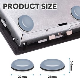 Appliance Sliders for Kitchen Appliances, 20 PCS Self-Adhesive Small Kitchen Appliance Slider for Coffee Maker, Air Fryer, Pressure Cooker, Combination Water Boilers & Warmers