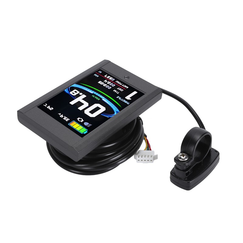 Bike Display Panel Waterproof Colorful Portable 5 Pins 24V 36V