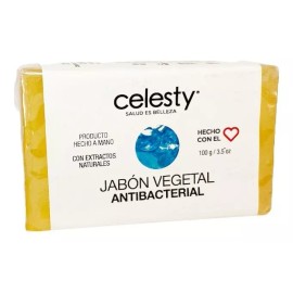 Celesty Kit 30pzs Jabón Artesanal Antibacterial Glicerina Aroma 100g