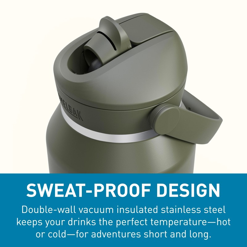 CamelBak Thrive Flip Straw Insulated Stainless Steel Water Bottle Moss,