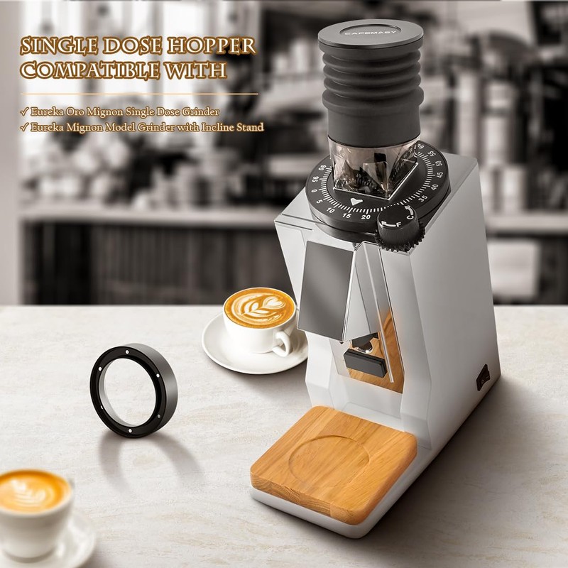 Single Dose Hopper Compatible with Eureka Mignon Espresso Coffee Grinder