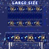 GREHUMOR 90th Birthday Decorations Men-3pcs Navy Blue Birthday Table Covers