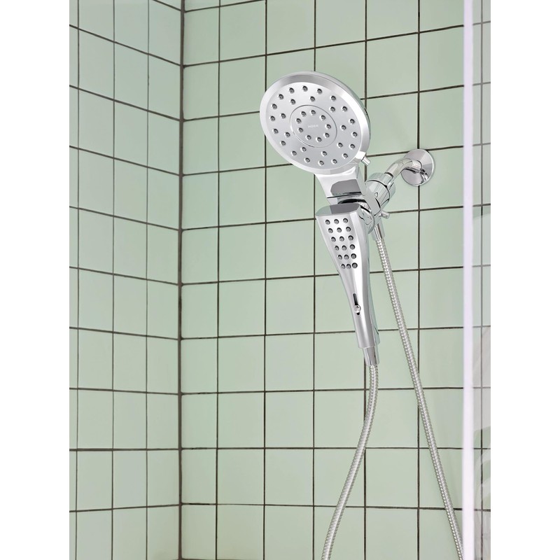 Moen Verso Chrome Round Rain Shower Head and Detachable Handshower