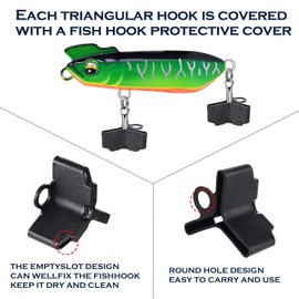 Fishing Lures Set Gifts for Fisherman, Freshwater and Saltwater Fishing Gear Kit with Bass, Trout,Salmon, Walleye, Pike, Muskie, Roach, Pperch, Snook (5H)