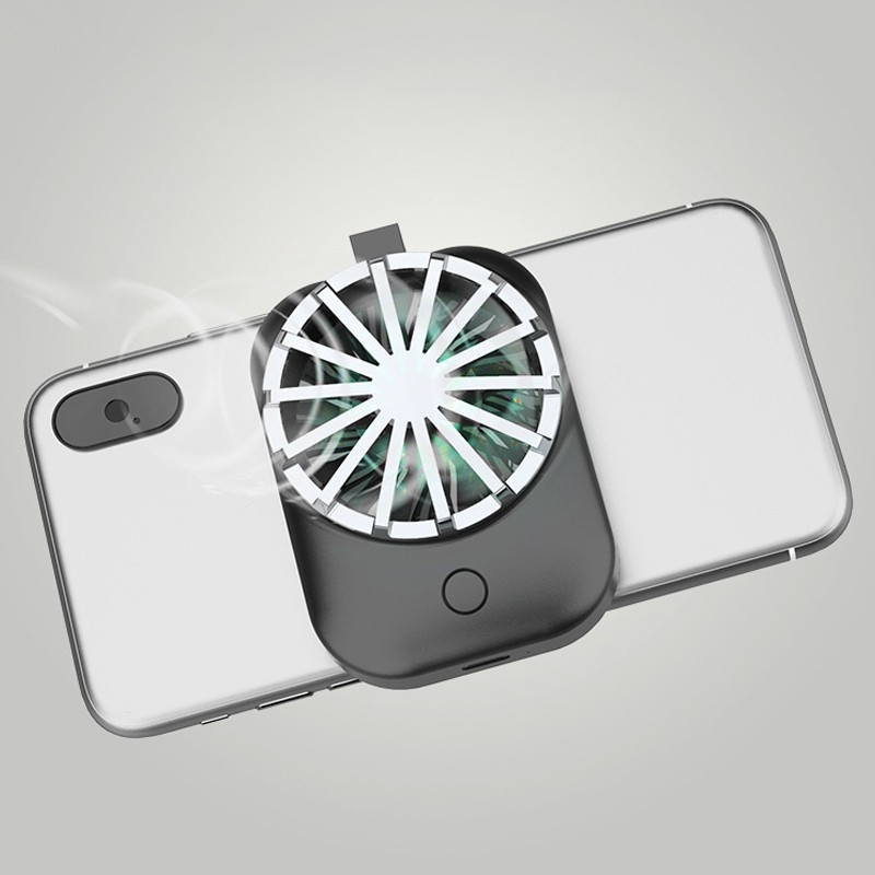 Mobile Phone Cooling Fan Game Cooler USB Wireless Back Clip