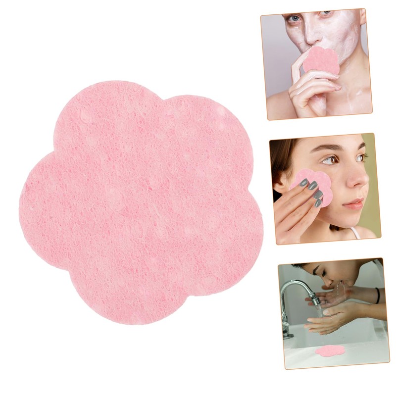 Outanaya 30pcs Gentle Face Sponges Multi-function Makeup Remover Facial Cleanser