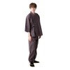 Kyoto Kimonomachi Men's Samue, Work Clothes, Black, Brown, Blue, Red,